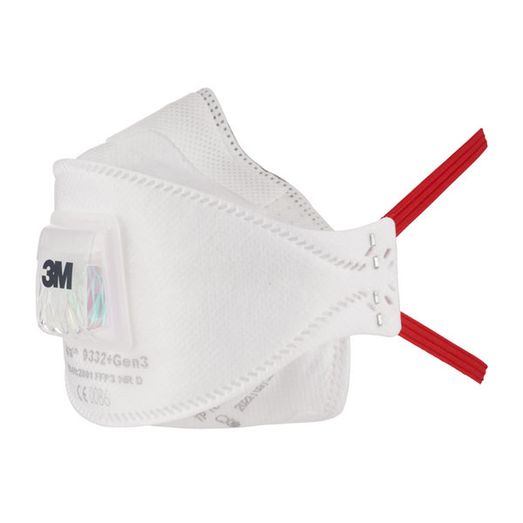 3M 9332+Gen3 Aura Ffp3V Mask White (10 Pack)