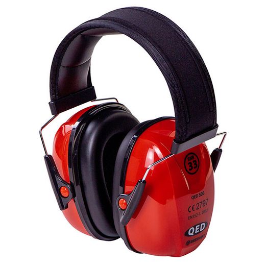 Beeswift Qed Snr33 Comfort Ear Defenders Red