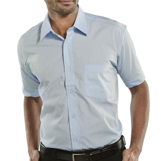 Beeswift Classic Shirt Short Sleeve Sky Blue