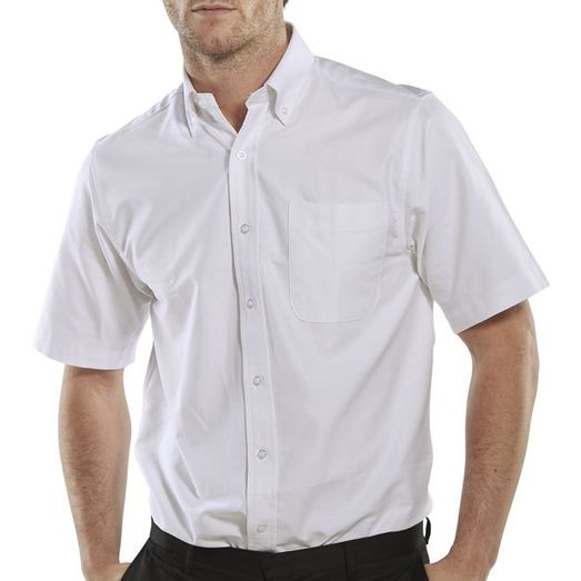 Beeswift Oxford Shirt Short Sleeve White