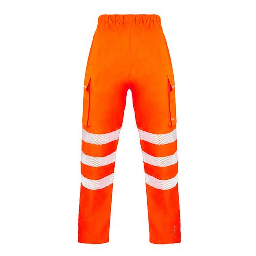 Beeswift Deltic Hi-Vis Ripstop Breathable And Waterproof Rail Overtrouser Orange