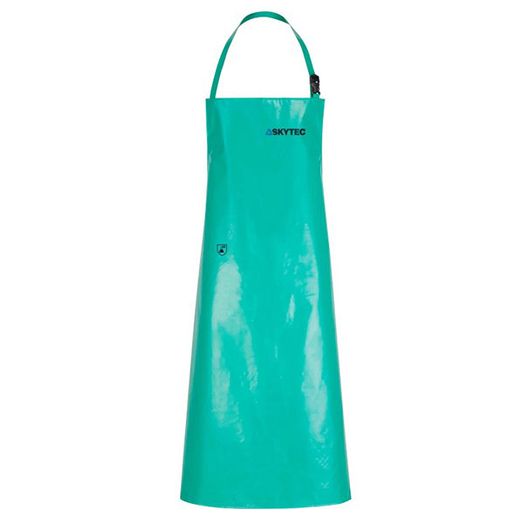 Skytec Chemmaster Chemical Splash Pvc Apron 48"X36" Green