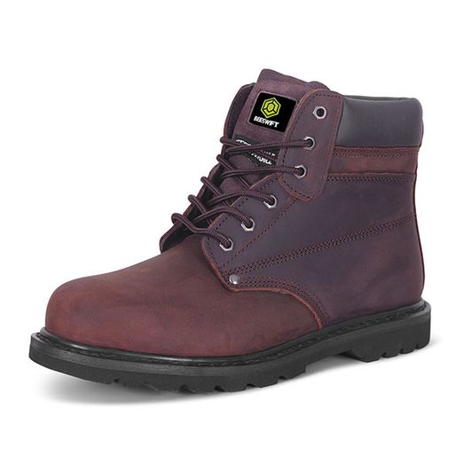 Beeswift Goodyear Welted 6 Inch Safety Boot Brown