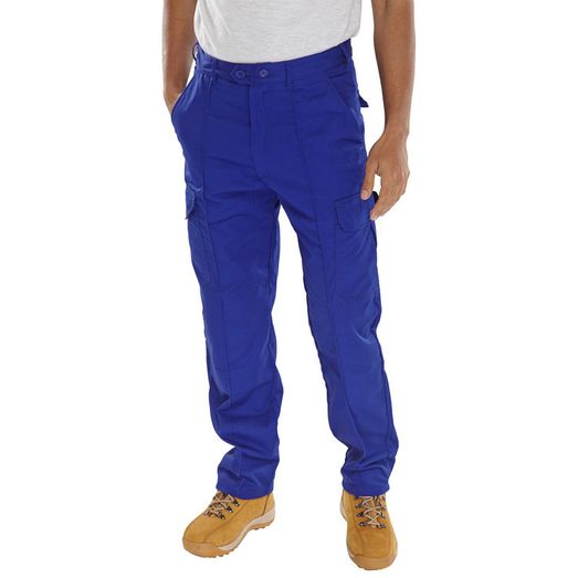 Beeswift Super Drivers Trousers Royal Blue