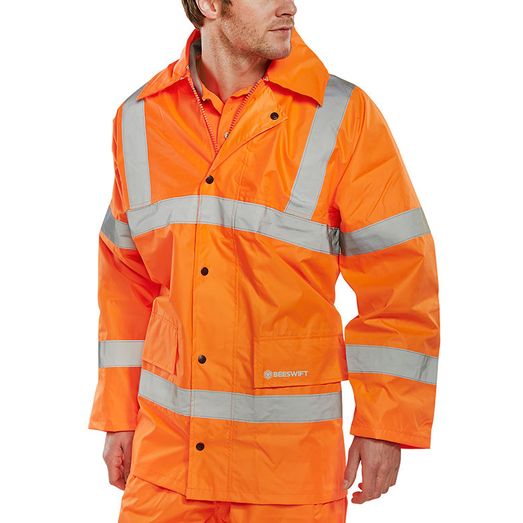 Beeswift Hi-Vis Lightweight Jacket Orange