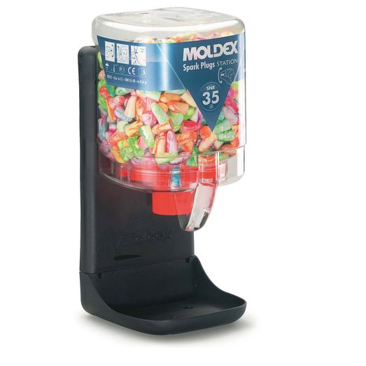 Moldex 7825 Spark-Plug Small Ear Plugs Dispenser Clear