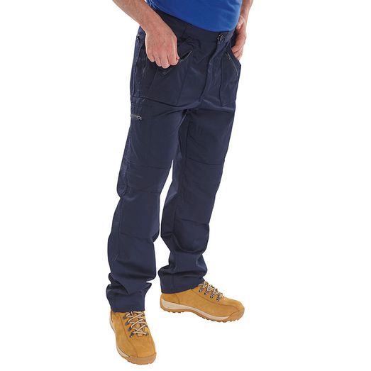 Beeswift Action Work Trousers Navy Blue