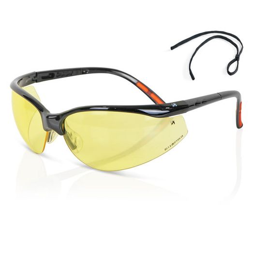Beeswift High Performance Lens Adjustable Safety Glasses Yellow