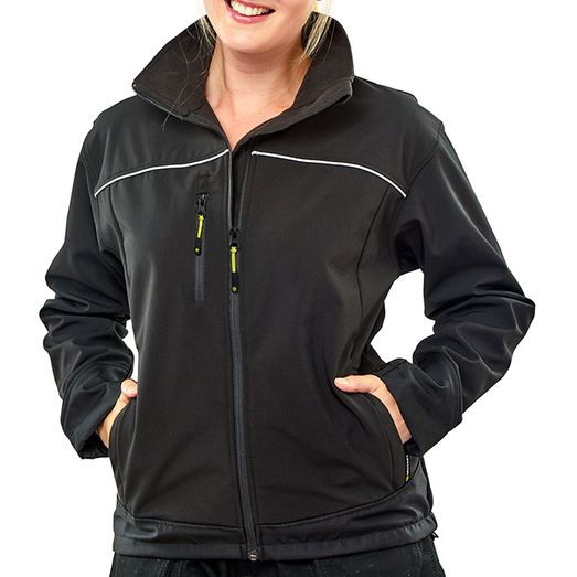 Beeswift Ladies Soft Shell Jacket Black