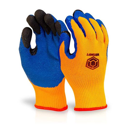 Beeswift Latex Thermo-Star Fully Dipped Gloves Orange
