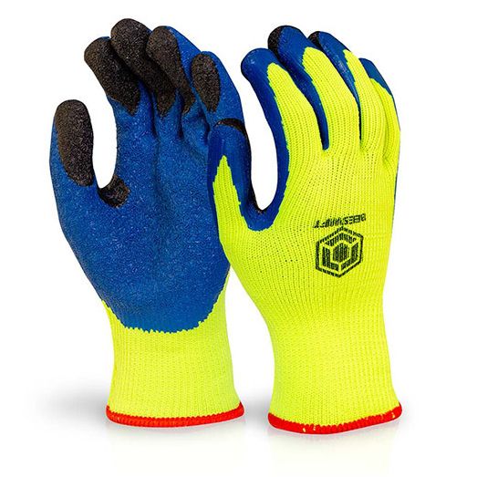 Beeswift Latex Thermo-Star Fully Dipped Gloves Saturn Yellow