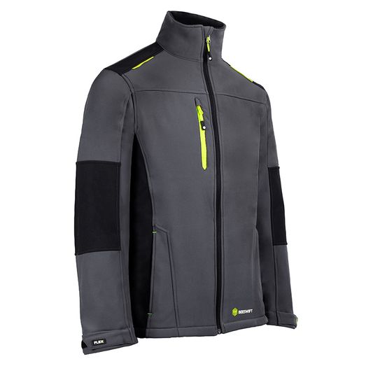 Flex Softshell Jacket Two-Tone Grey / Black