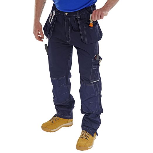 Beeswift Shawbury Multi Purpose Trousers Navy Blue