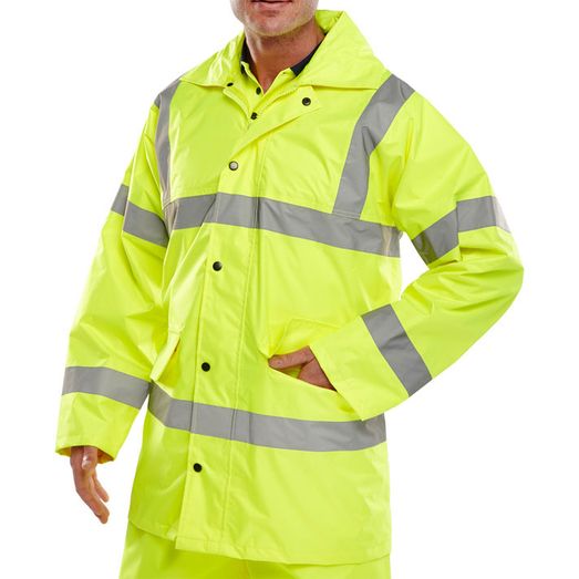 Beeswift Hi-Vis Lightweight Jacket Saturn Yellow