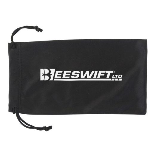 Beeswift Microfibre Safety Glasses Pouch Black (10 Pack)