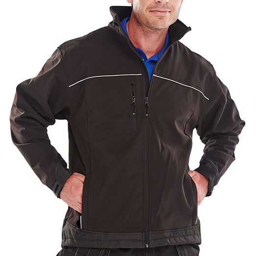 Beeswift Soft Shell Jacket Black