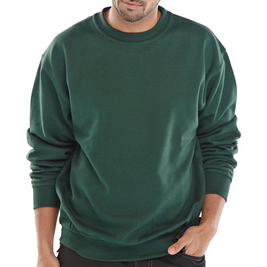 Beeswift Polycotton Sweatshirt Bottle Green