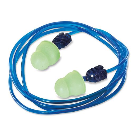 Beeswift QED Snr36 Corded Foam Ear Plugs Green (200 Pack)