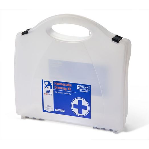 Click Medical Cuteeze Haemostatic Dressing Kit (Hazardous Industry) Clear