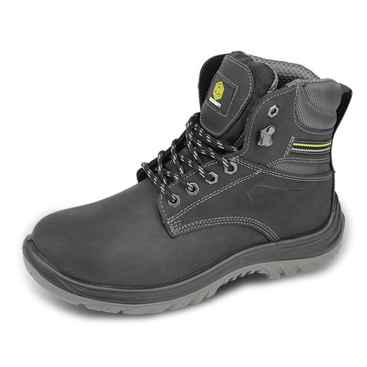 Beeswift Steel Toe Cap Ankle Safety Boot Black