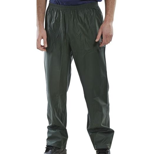 Beeswift Super Pu Trousers Olive Green
