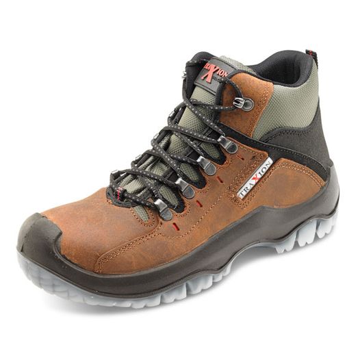 Beeswift Traxion Safety Boot Brown