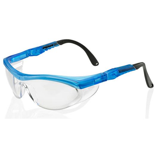 Beeswift Utah Safety Glasses Clear / Blue