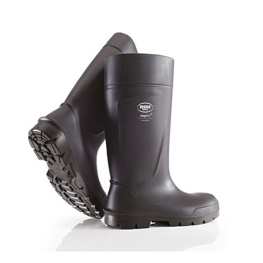 Bekina Steplite Easy Grip Full Safety Wellingtons S5 Black