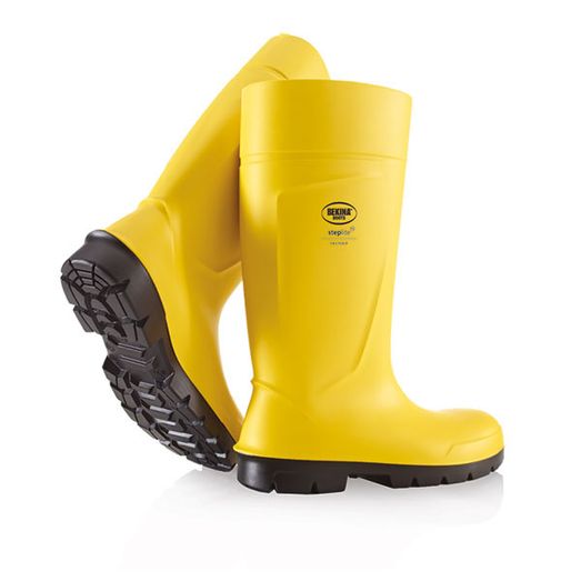 Bekina Steplite Easy Grip Full Safety Wellingtons S5 Yellow