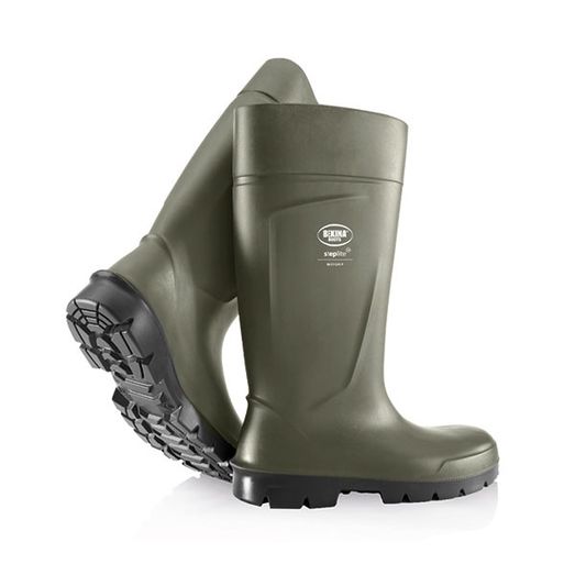Bekina Steplite Easy Grip Safety Wellingtons S5 Green