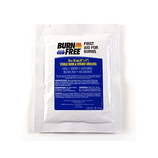 Burn Free Burns Dressing 10 X 10Cm White