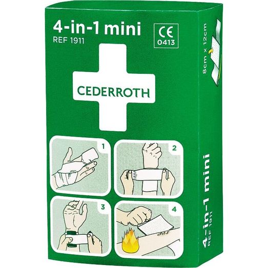 Cederroth 4 In 1 Mini Bloodstopper Green
