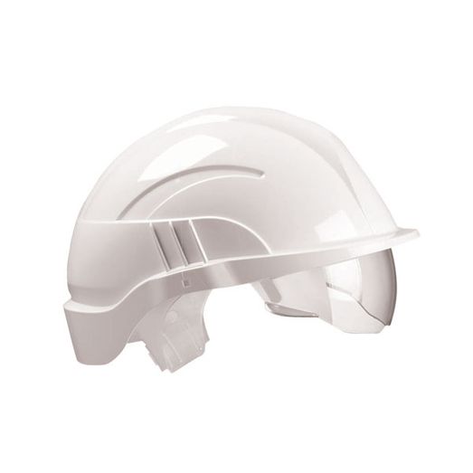 Centurion Vision Plus Safety Helmet With Integrated Visor White