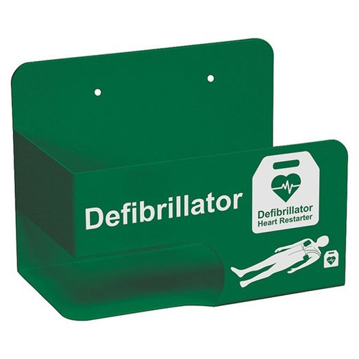 Click Medical Aed Defibrillator Wall Bracket Green
