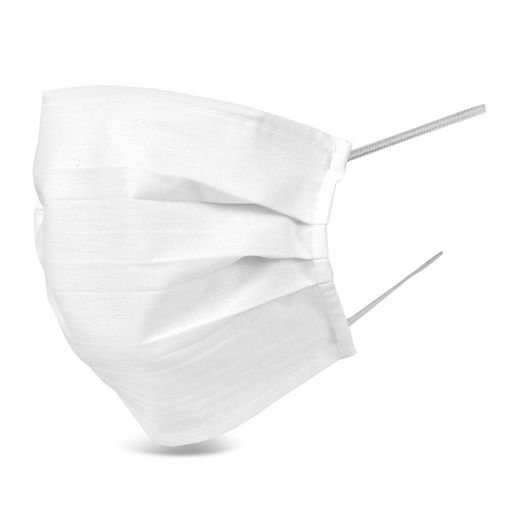 Click Medical Cotton Face Mask White