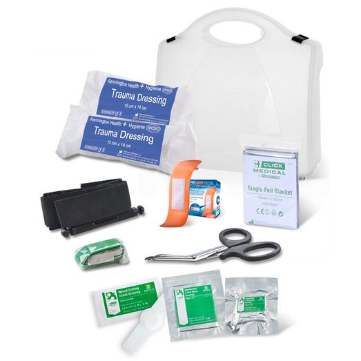 Click Medical Critical Injury Box - High Risk Bs8599-1:2019 White