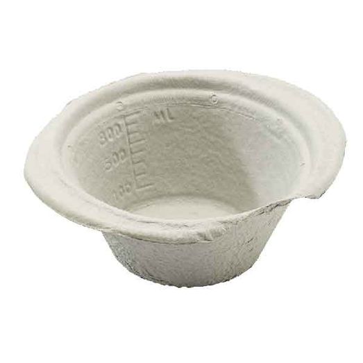 Click Medical Disposable Paper Vomit/General Purpose Bowl 230Mm Brown (200 Pack)