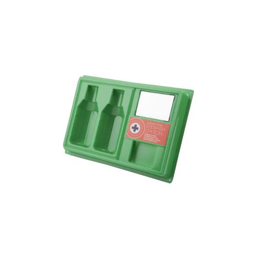Click Medical Empty Eyewash Station Green