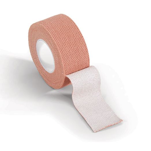 Click Medical Fabric Strapping 2.5Cm X 4.5M Box Of 10 Flesh (10 Pack)