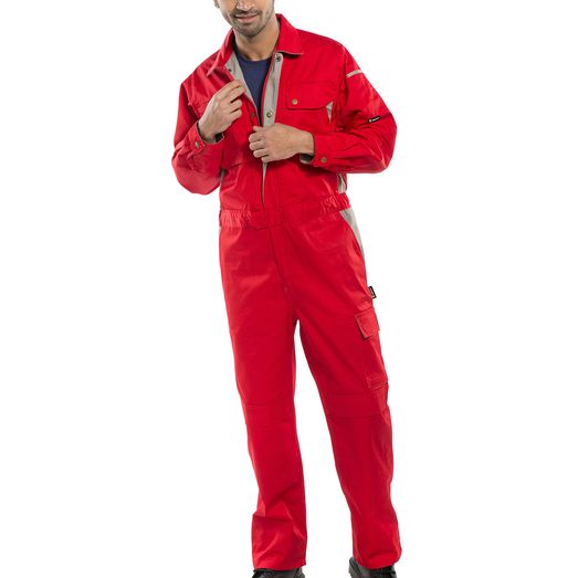 Beeswift Premium Boilersuit Red