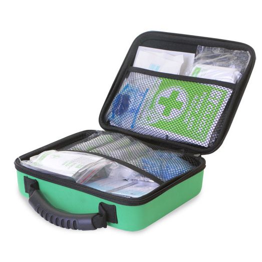 Click Medical Hse 1-20 First Aid Kit In Medium Feva Bag Green