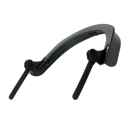 Climax Helmet Mounted Face Shield Carrier Black