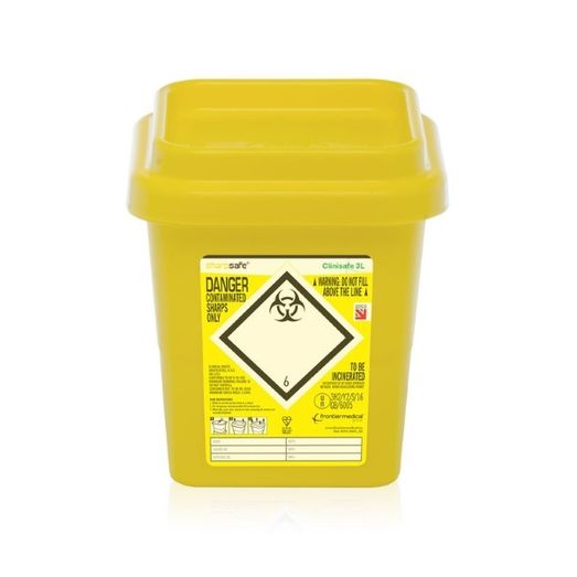 Clinisafe Sharp Safe Container 3Ltr Yellow