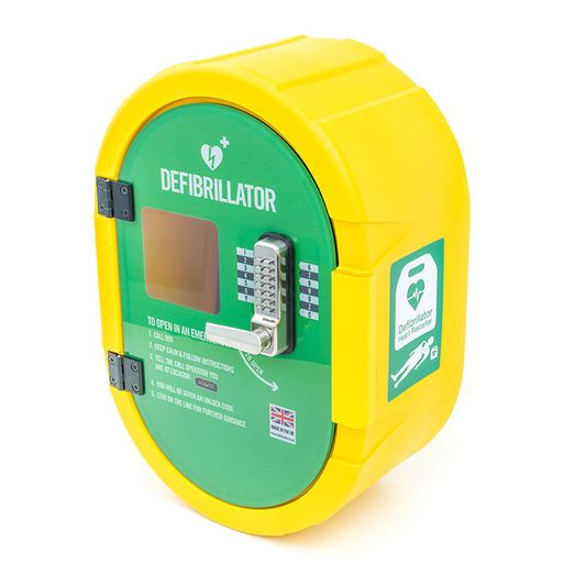 Defibsafe 2 External Cabinet With Code Lock Yellow