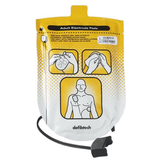 Defibtech Adult Defibrillator Pad Set White