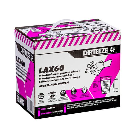 Dirteeze Industrial Multipurpose Wipes White