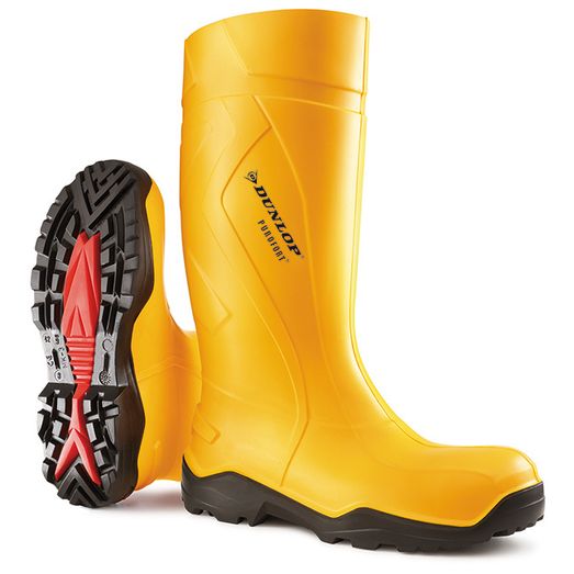 Dunlop Purofort +Full Safety Wellingtons Yellow