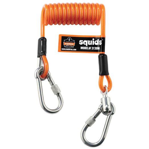 Ergodyne Coil Tool Lanyard Medium Orange