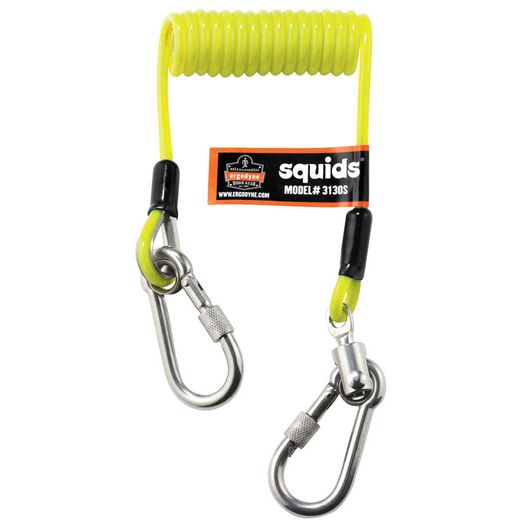 Ergodyne Coil Tool Lanyard Small Yellow