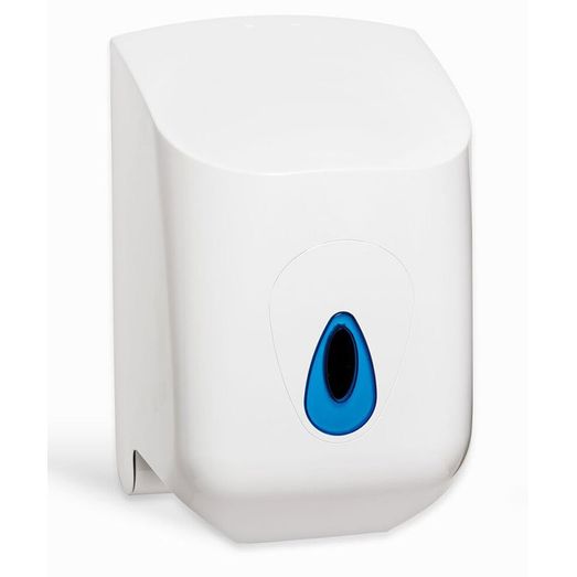 Esfina Plastic Mini Jumbo Centerfeed Toilet Roll Dispenser White